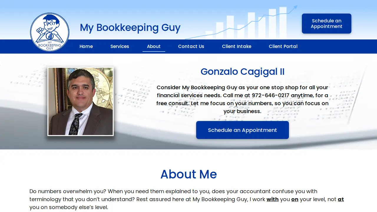 My Bookkeeping Guy page