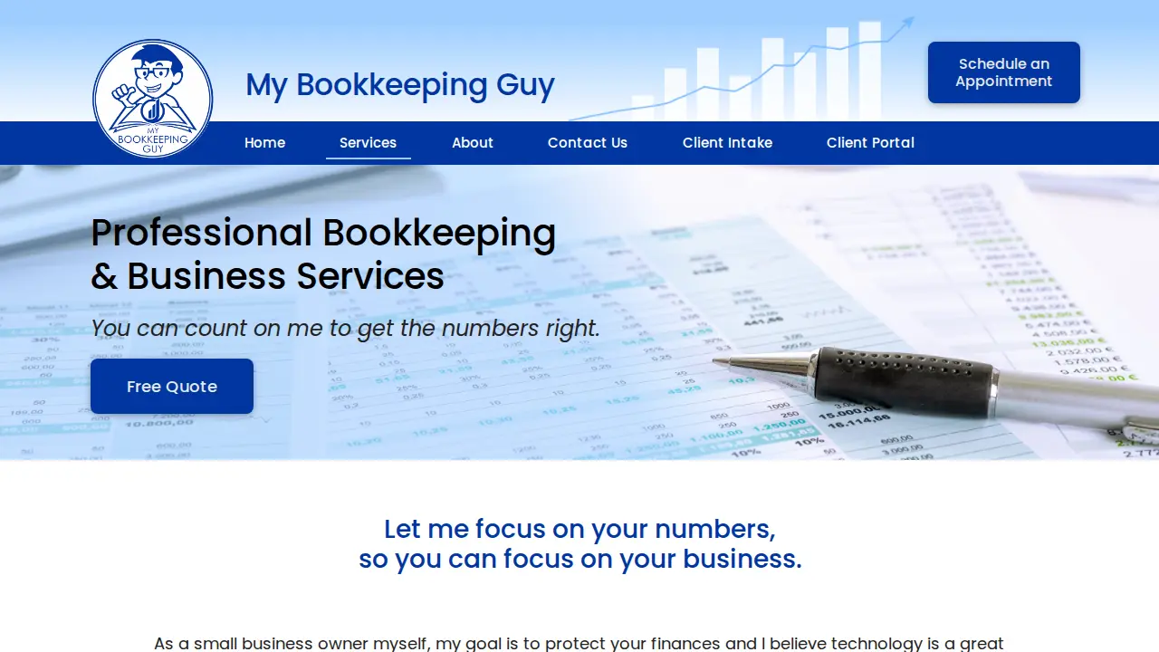 My Bookkeeping Guy page