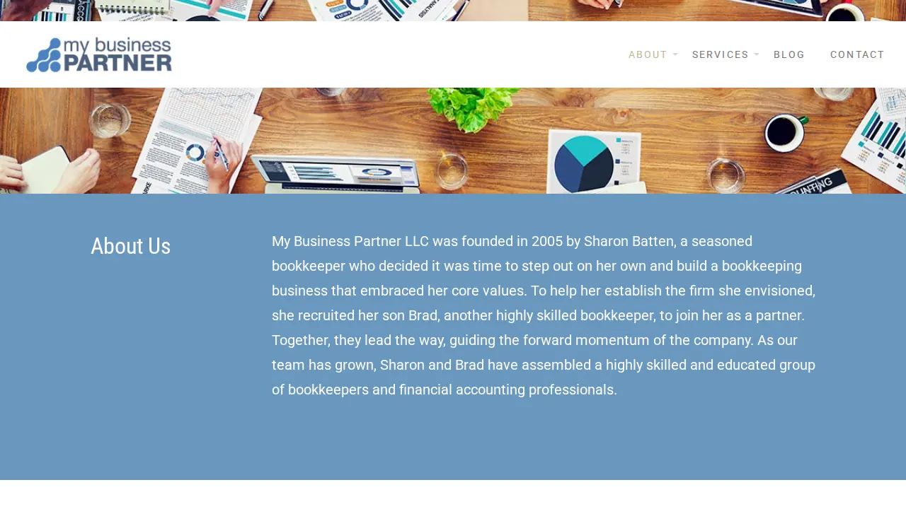 My Business Partner page
