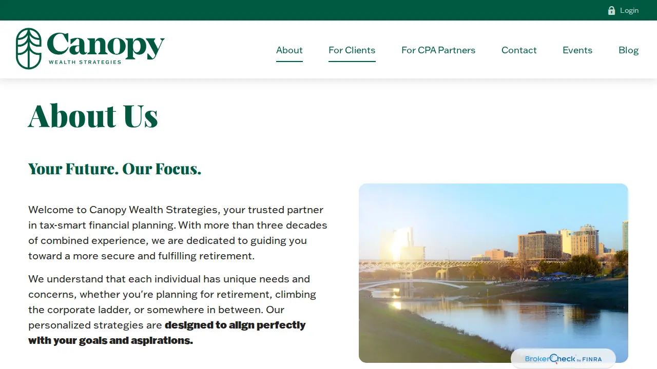 Canopy Wealth Strategies page