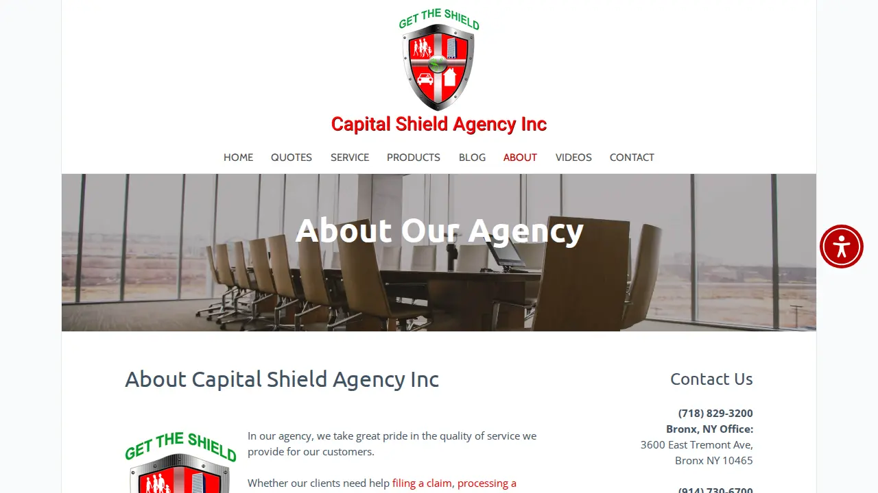 Capital Shield Agency Inc page