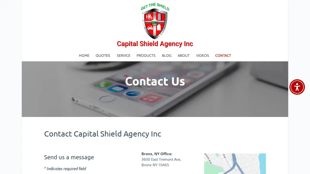 Capital Shield Agency Inc page