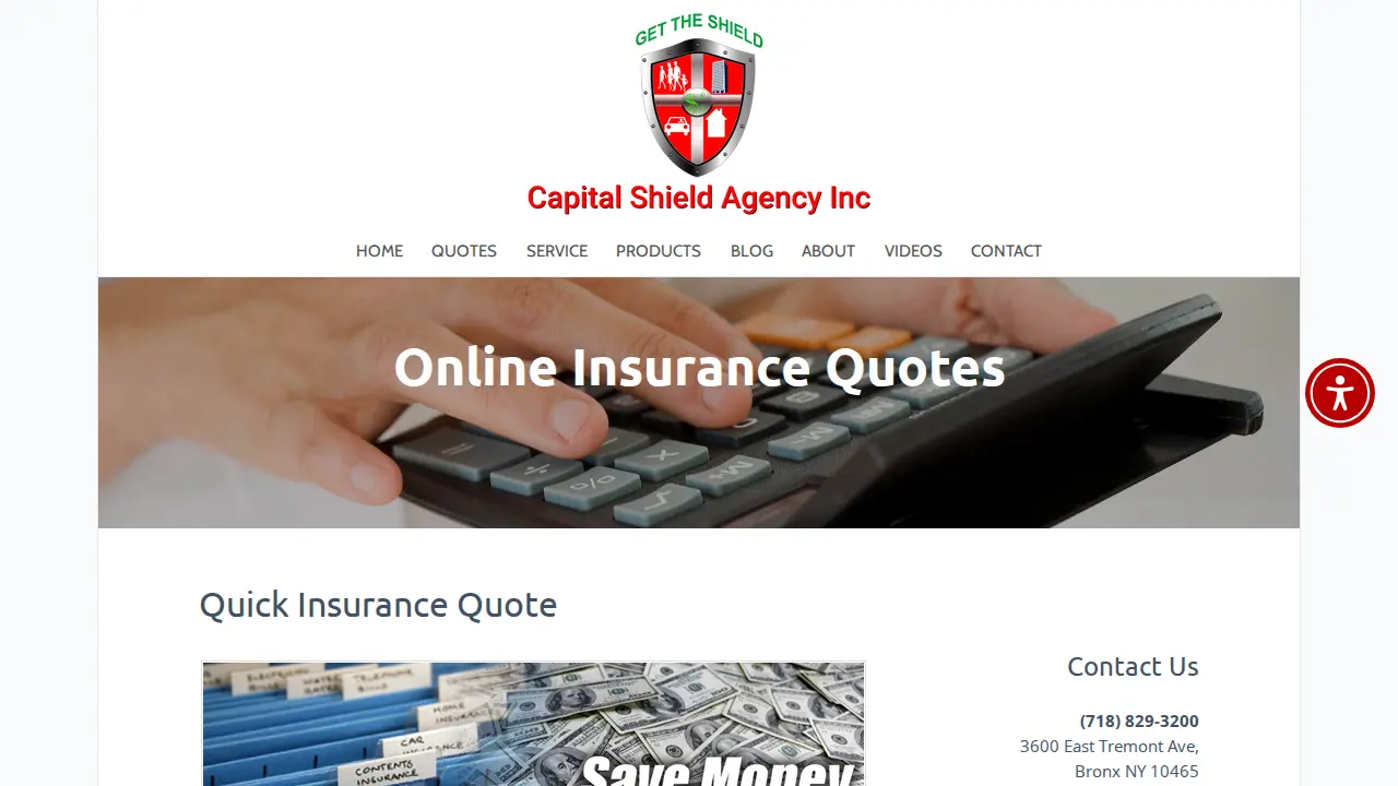 Capital Shield Agency Inc page