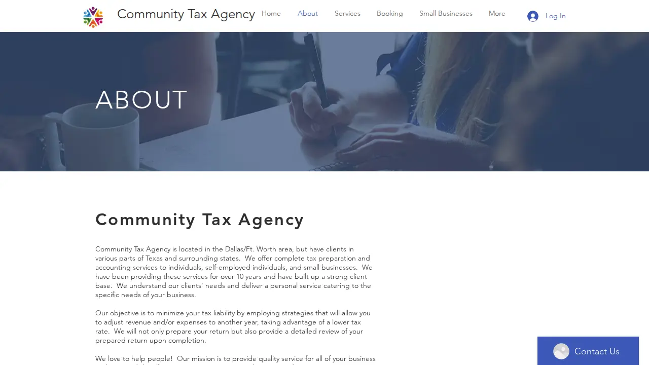 Community Tax Agency page
