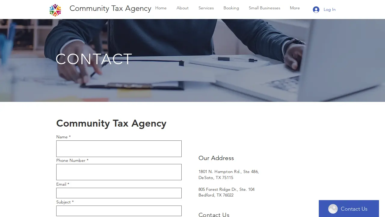 Community Tax Agency page
