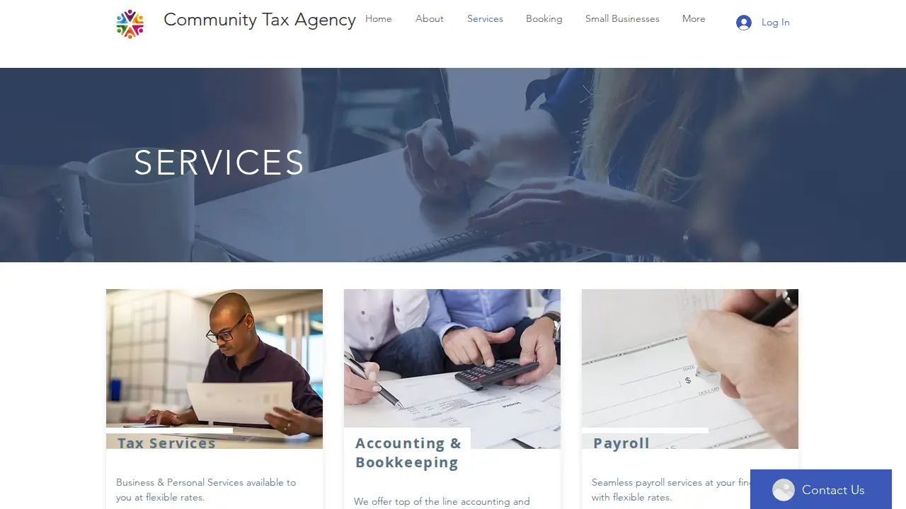 Community Tax Agency page