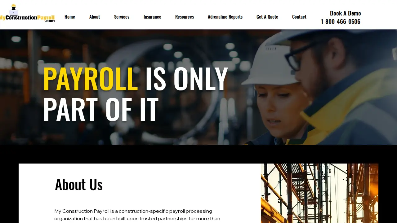 My Construction Payroll page
