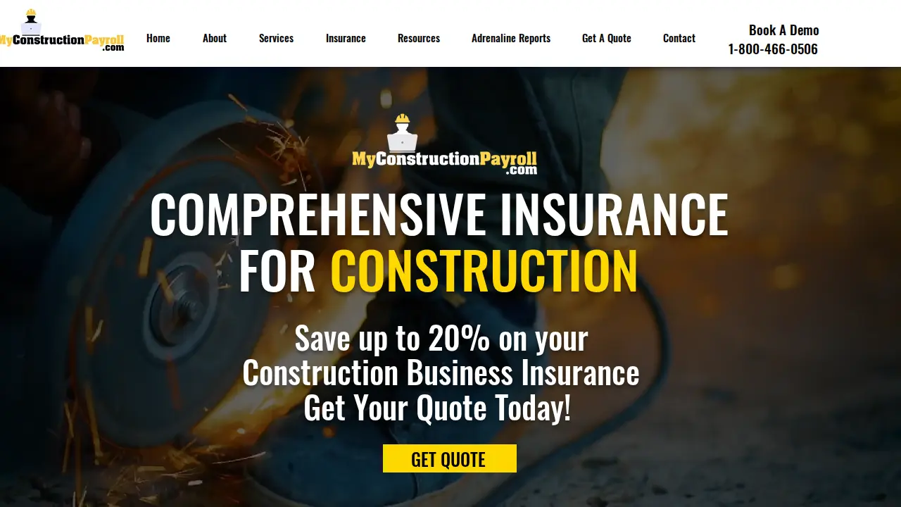 My Construction Payroll page
