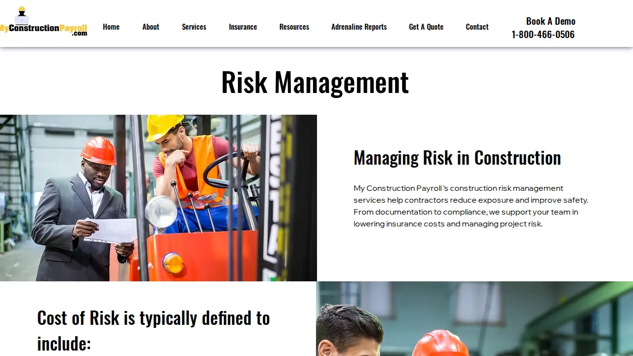 My Construction Payroll page