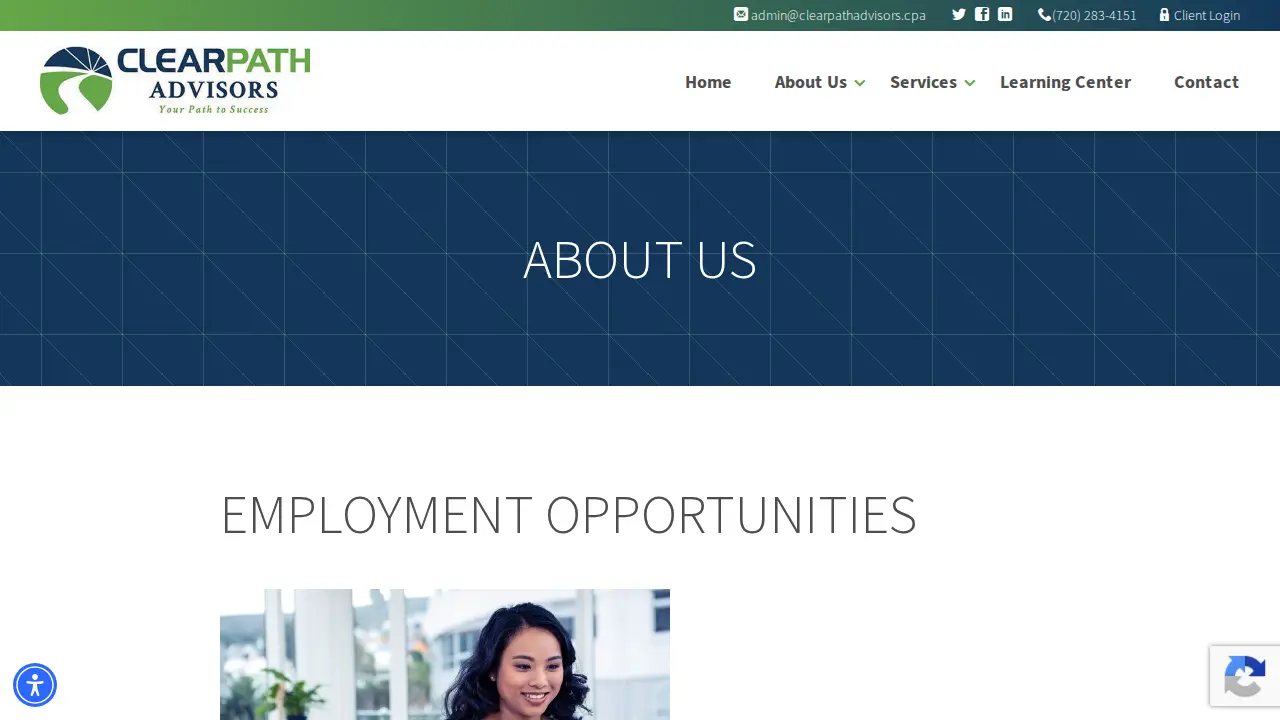 Clear Path Accountants page