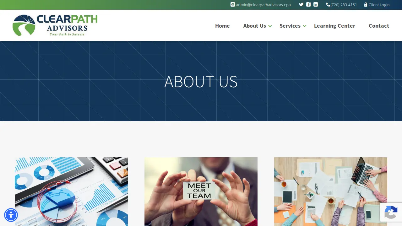 Clear Path Accountants page