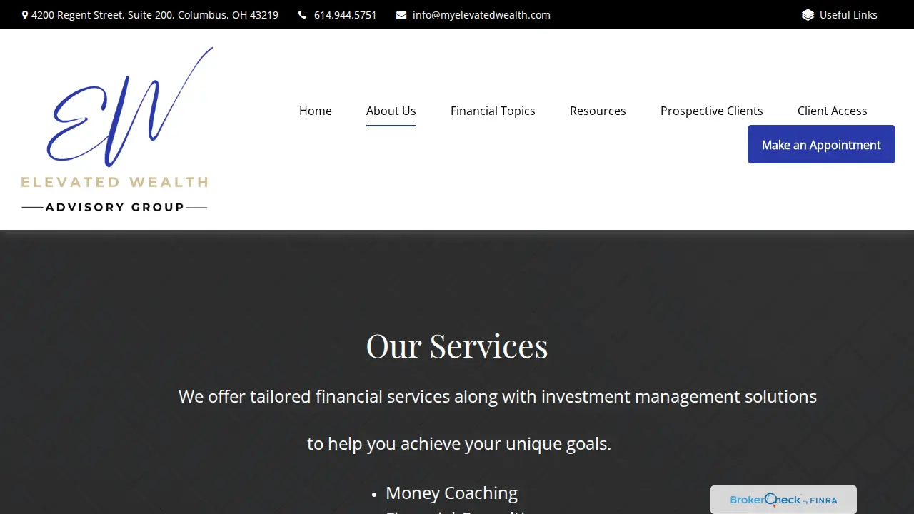 Elevated Wealth Advisory Group - Chamie Townsend, CFP®, AAMS™, CRPC™ page
