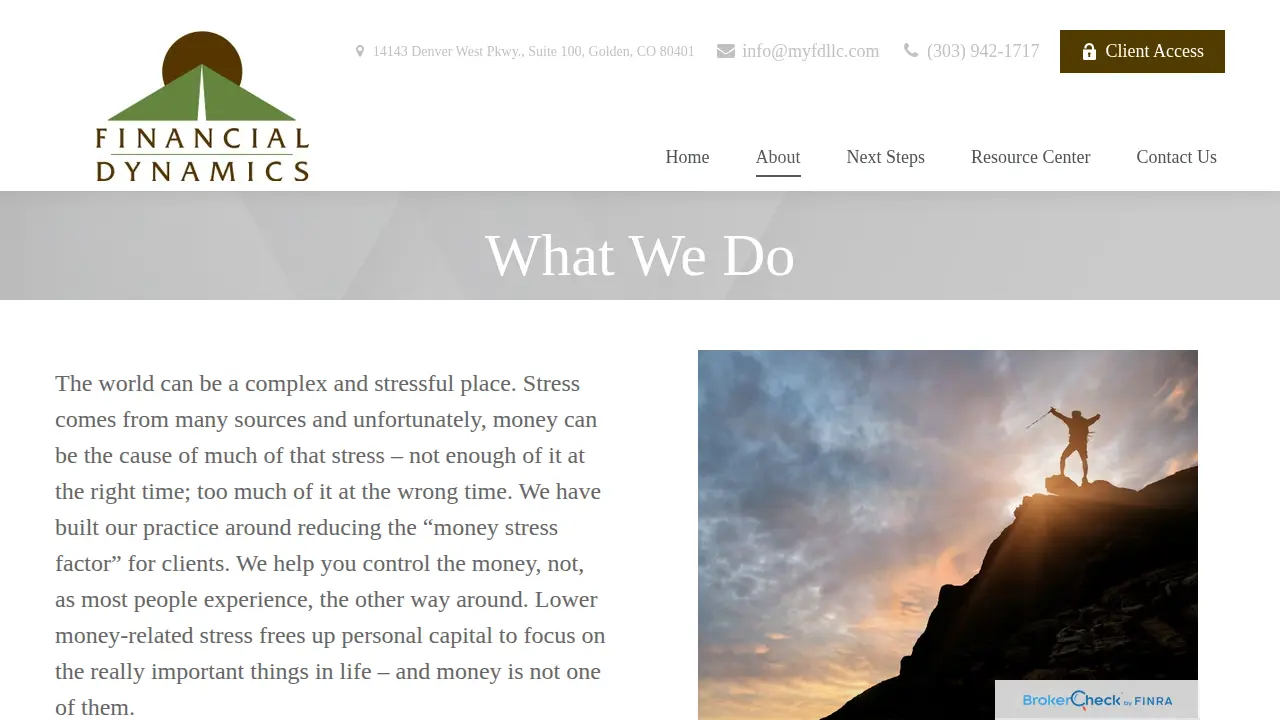 Financial Dynamics, LLC page