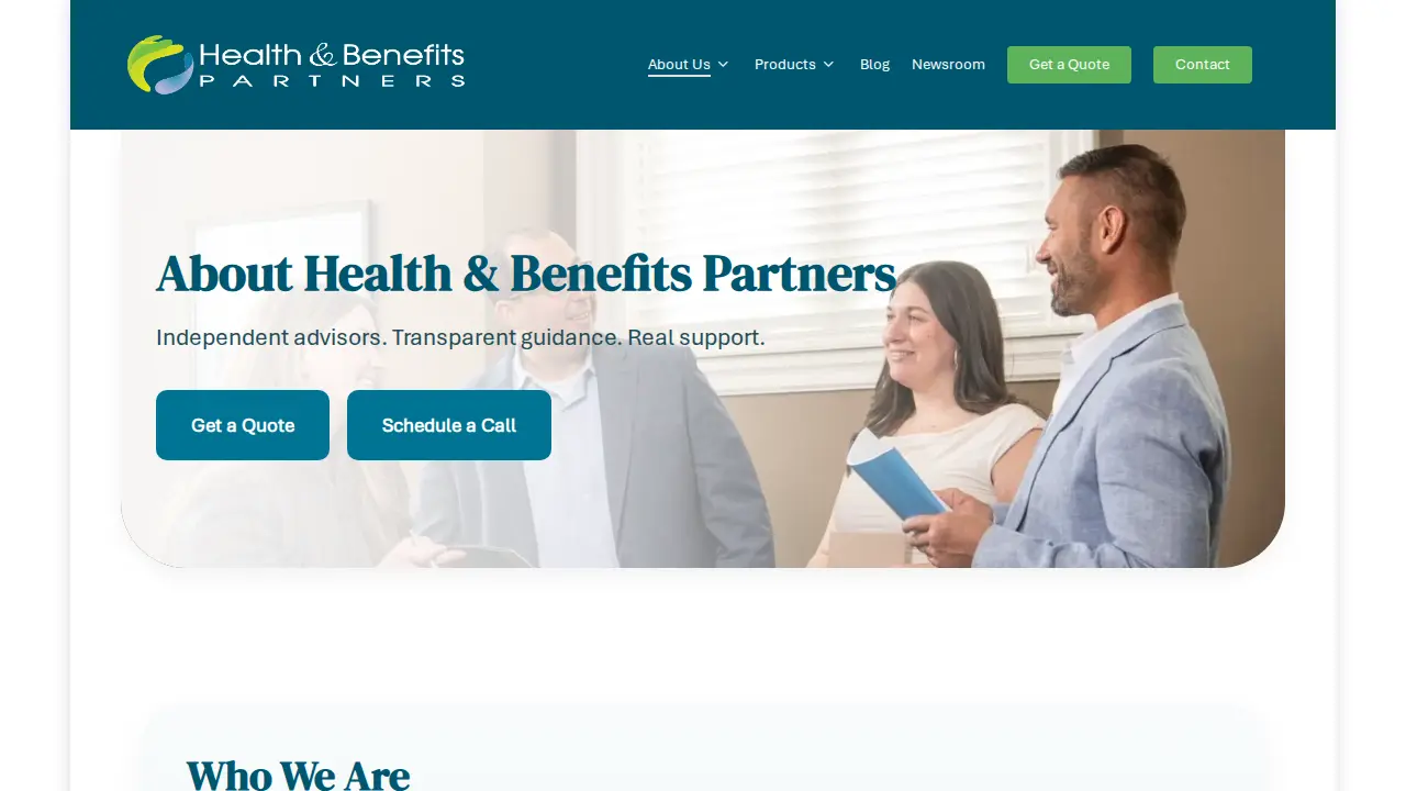 Health and Benefits Partners LLC page