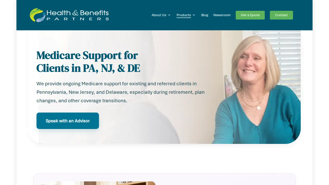 Health and Benefits Partners LLC page