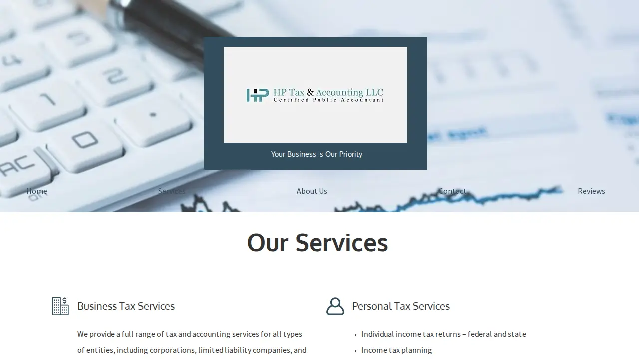 HP Tax & Accounting LLC page