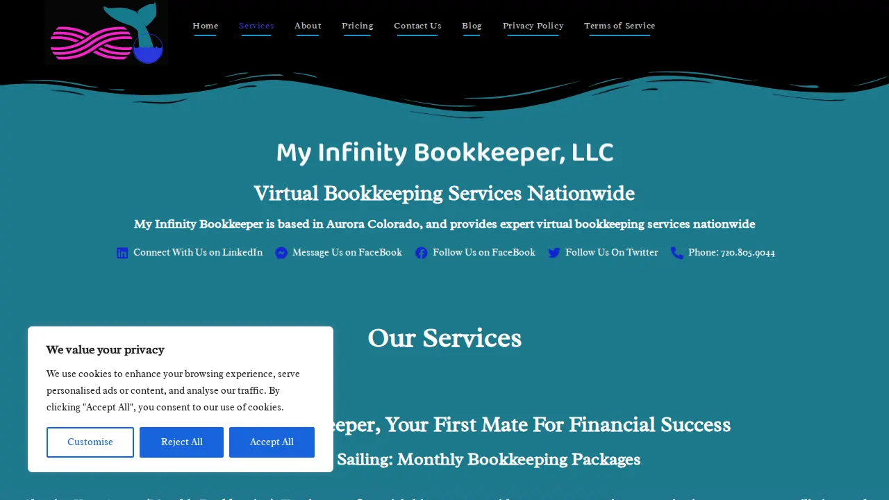 My Infinity Bookkeeper, LLC page