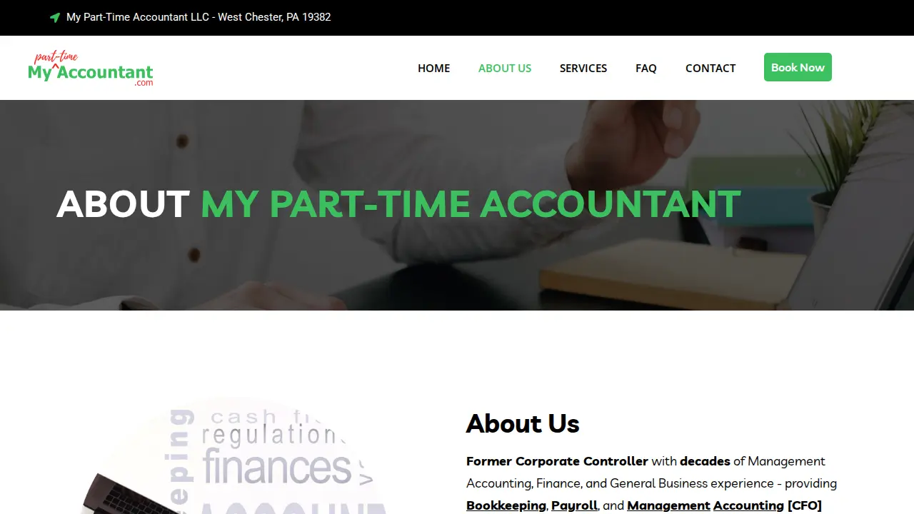 My Part-Time Accountant LLC page