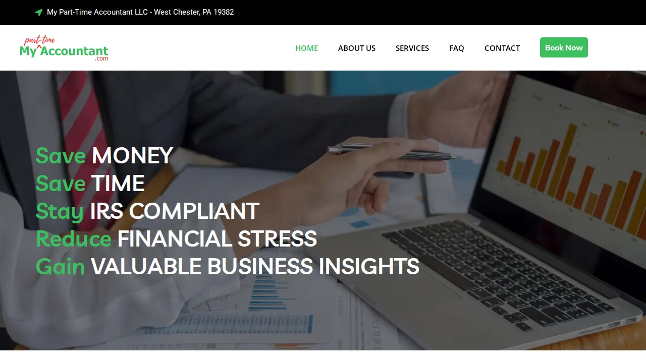 My Part-Time Accountant LLC website