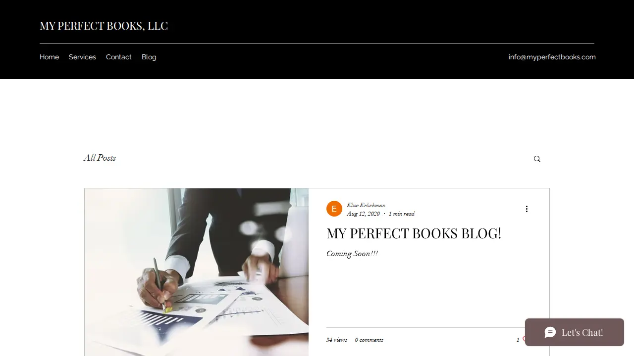 My Perfect Books, LLC page