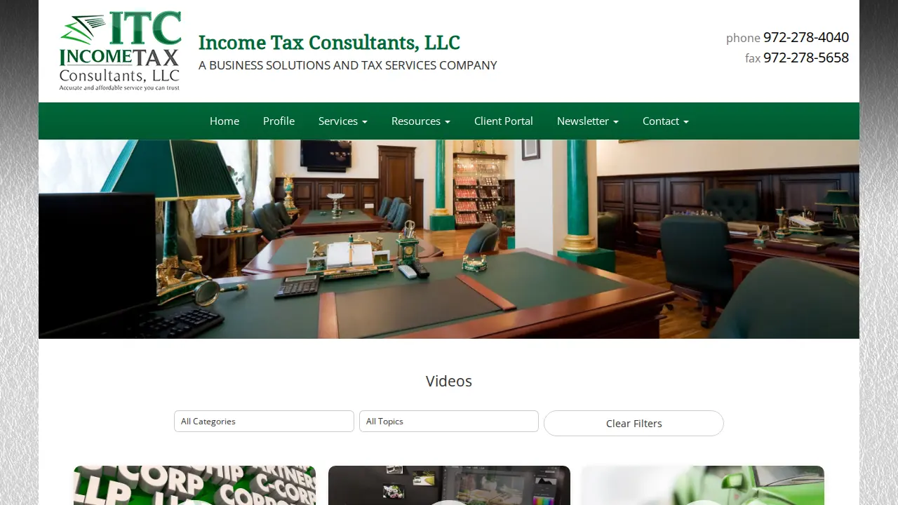 Income Tax Consultant LLC page