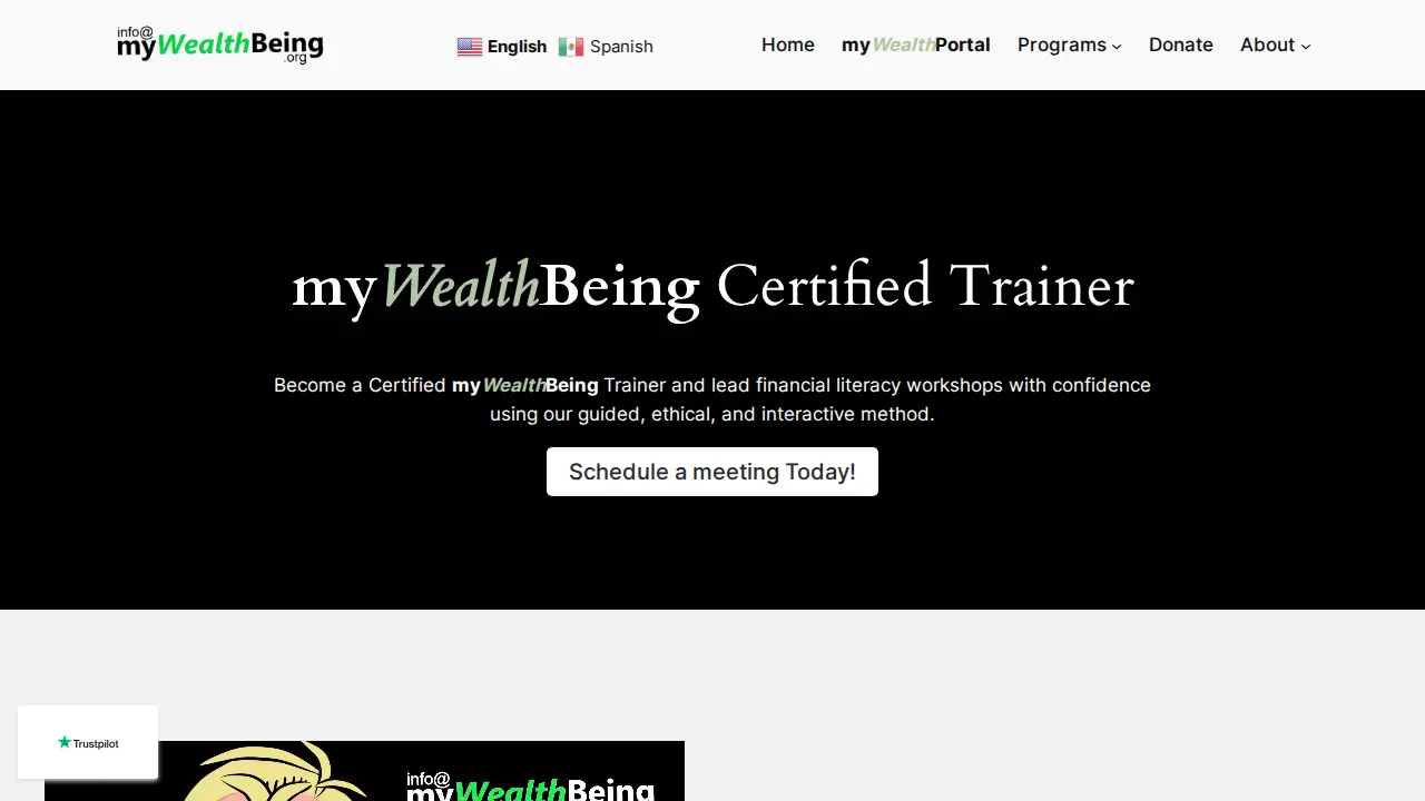 myWealthBeing page