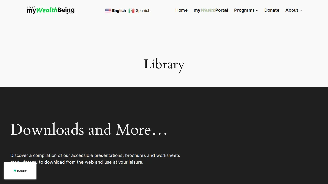 myWealthBeing page