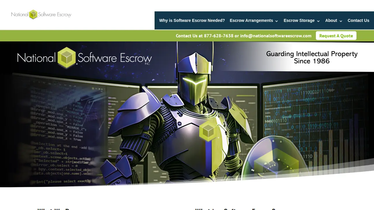 National Software Escrow Inc website