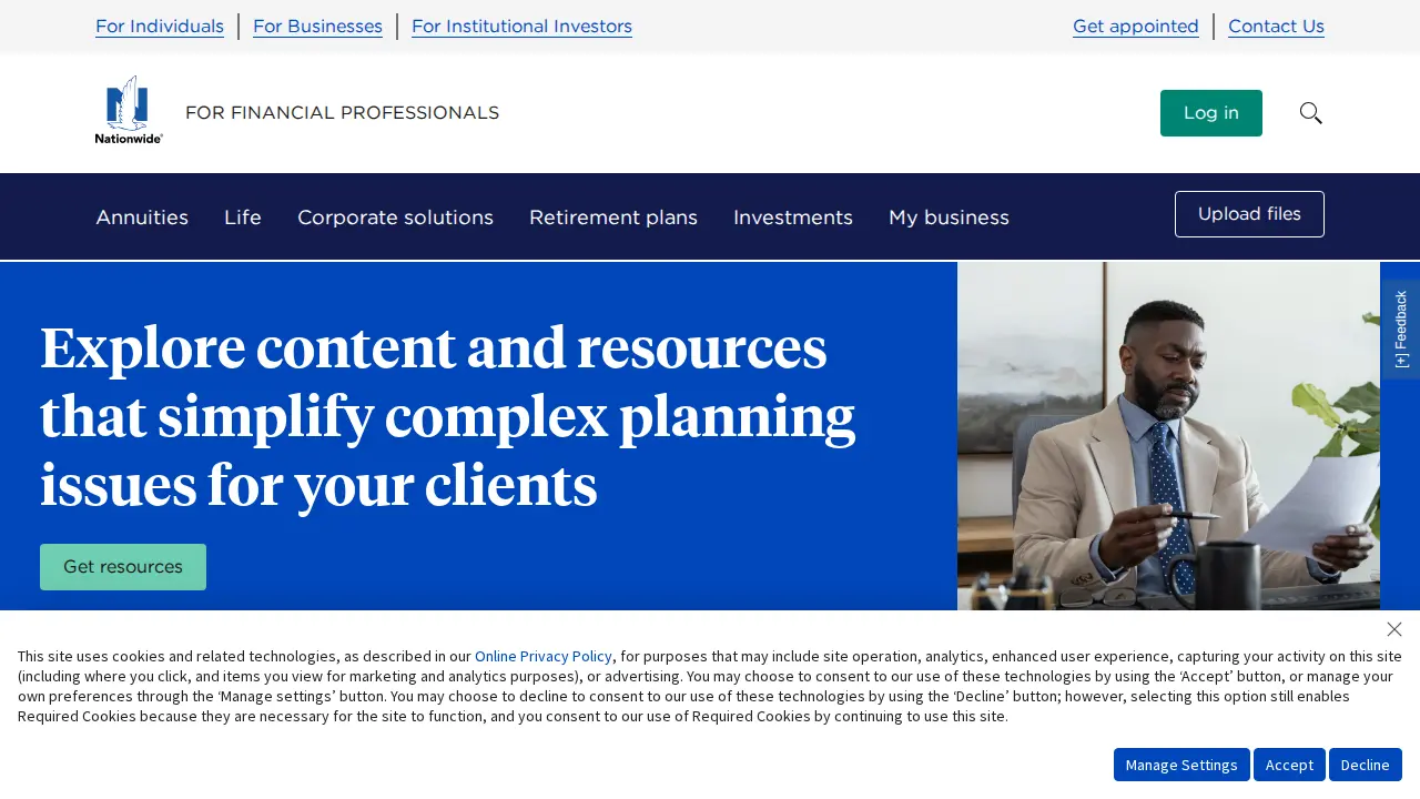 Nationwide Insurance: Nationwide Financial website