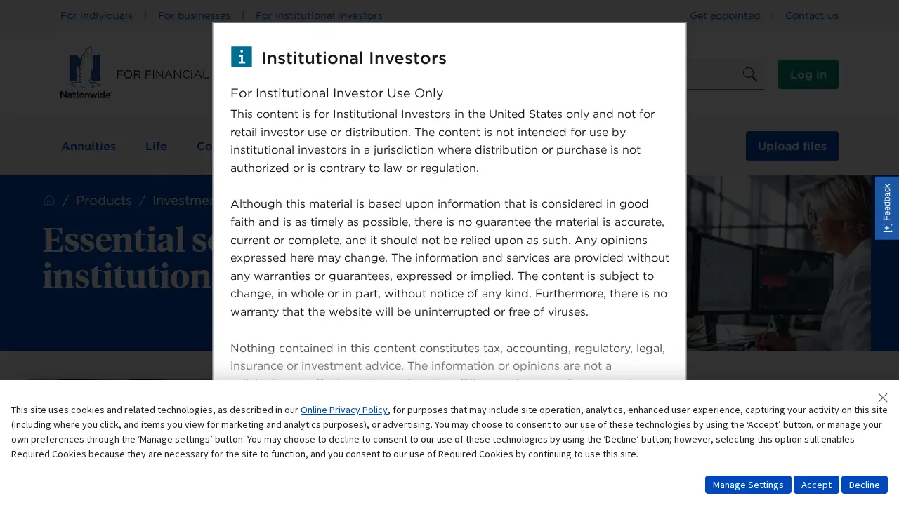 Nationwide Insurance: Nationwide Financial page