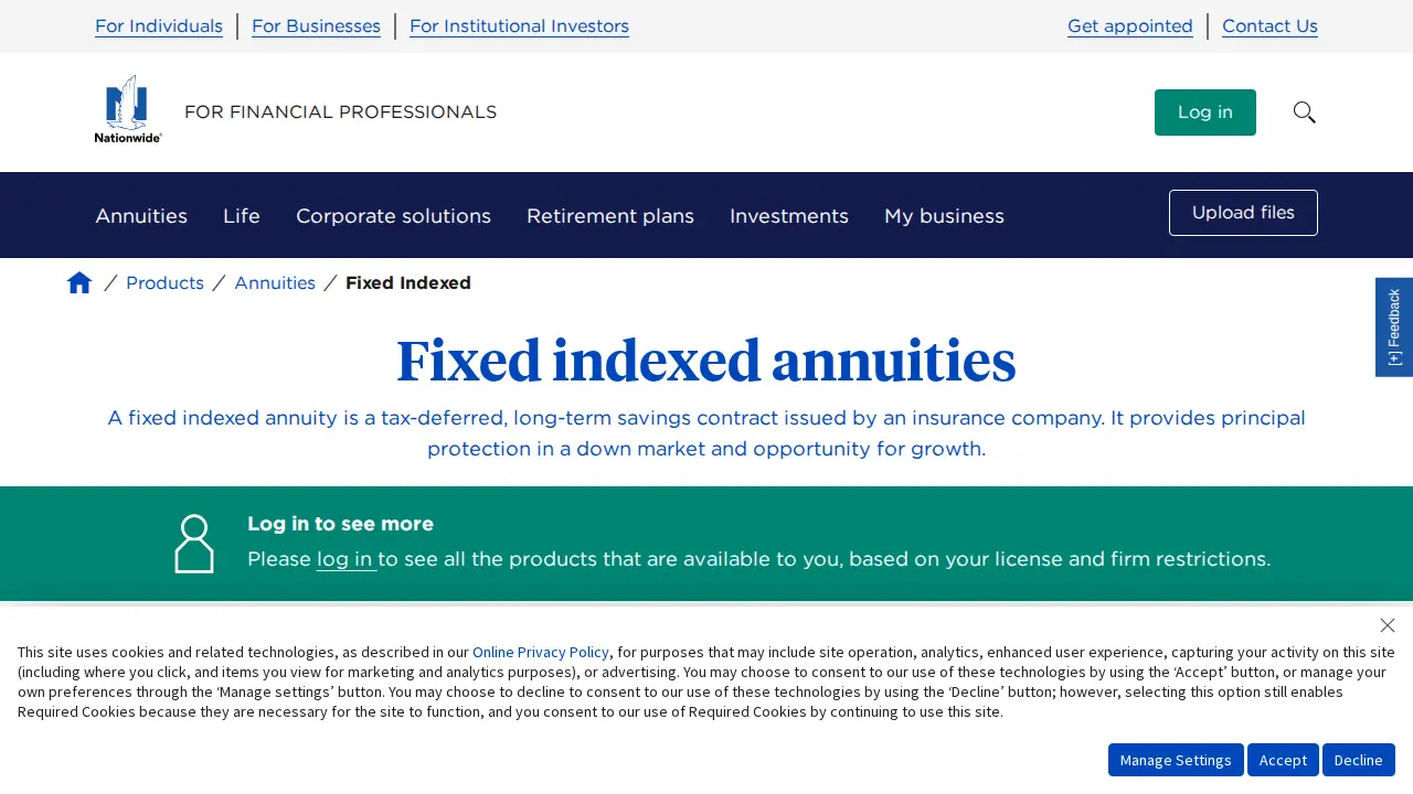 Nationwide Insurance: Nationwide Financial page