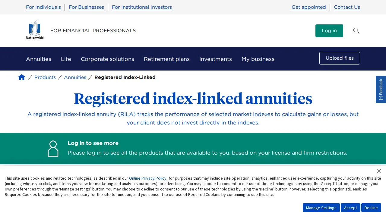 Nationwide Insurance: Nationwide Financial page