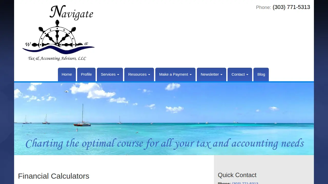 Navigate Tax & Accounting Advisors, LLC page