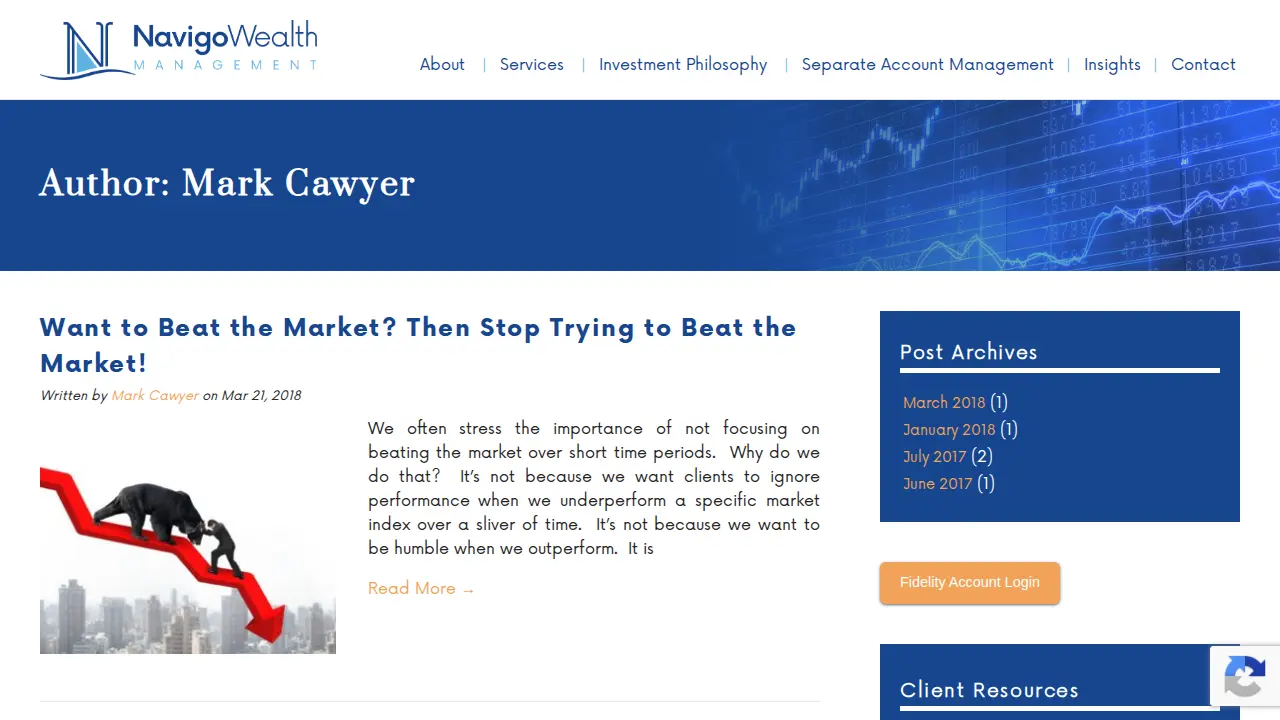 Navigo Wealth page