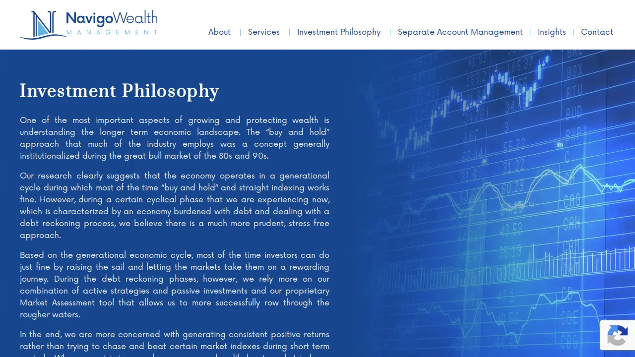 Navigo Wealth page