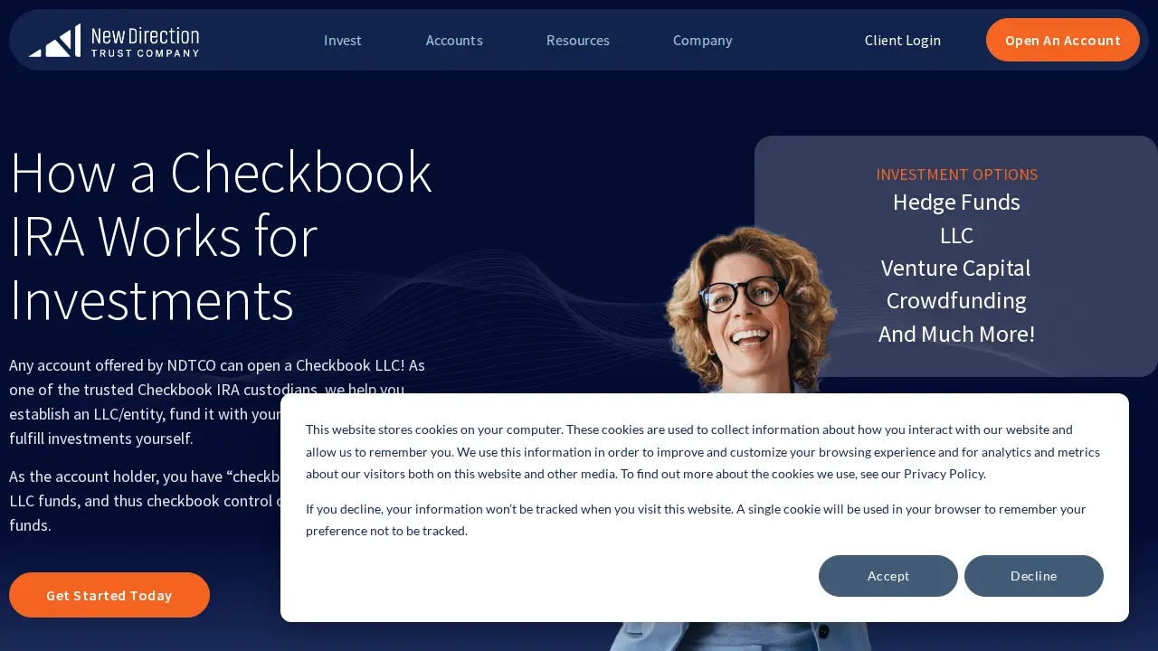 New Direction Trust Company page