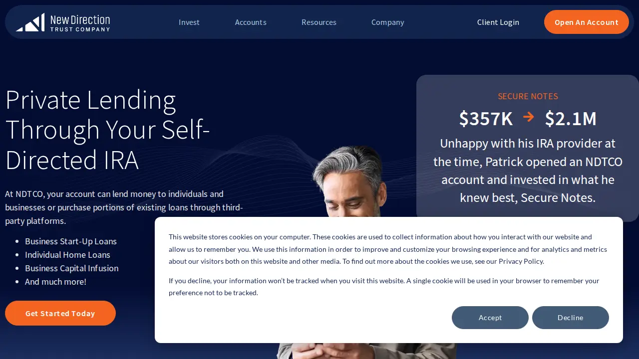 New Direction Trust Company page