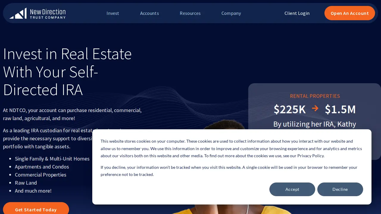 New Direction Trust Company page
