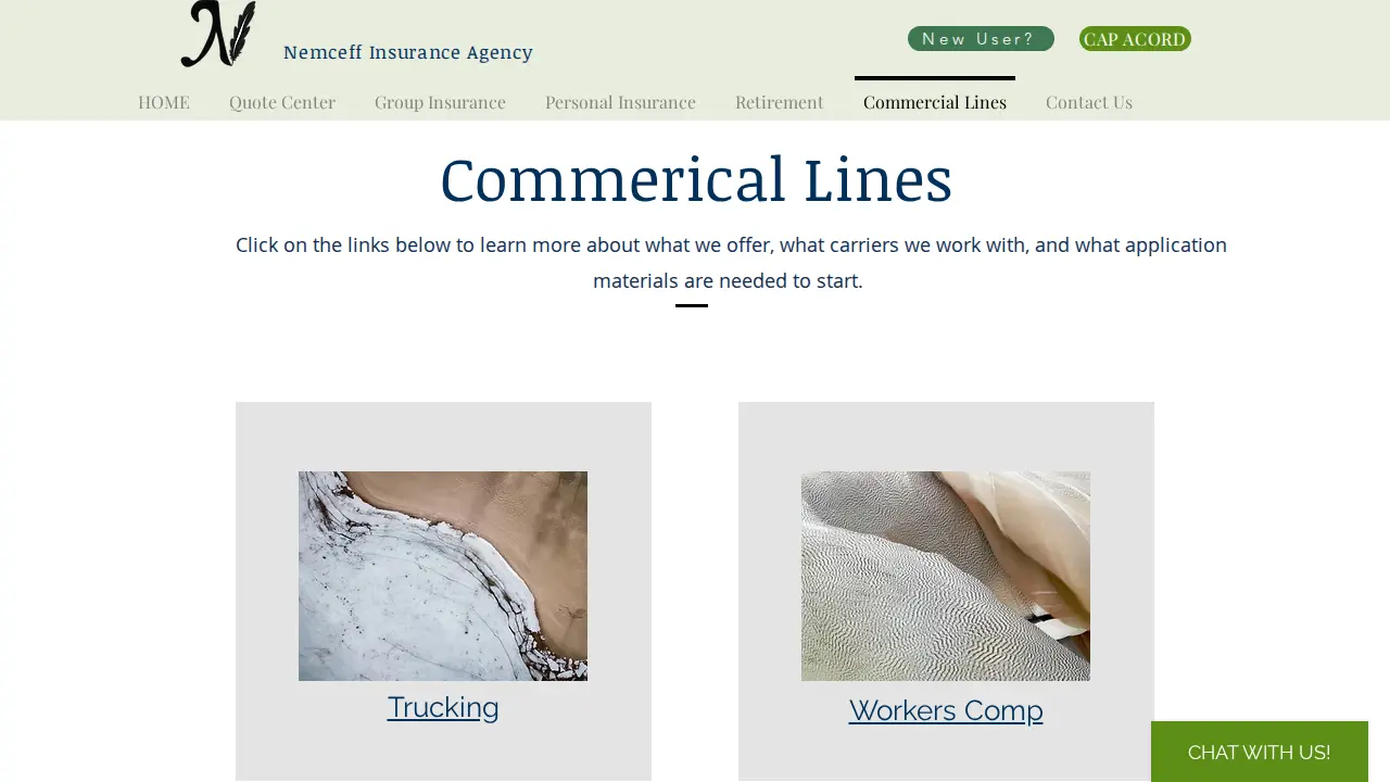 Nemceff Agency page