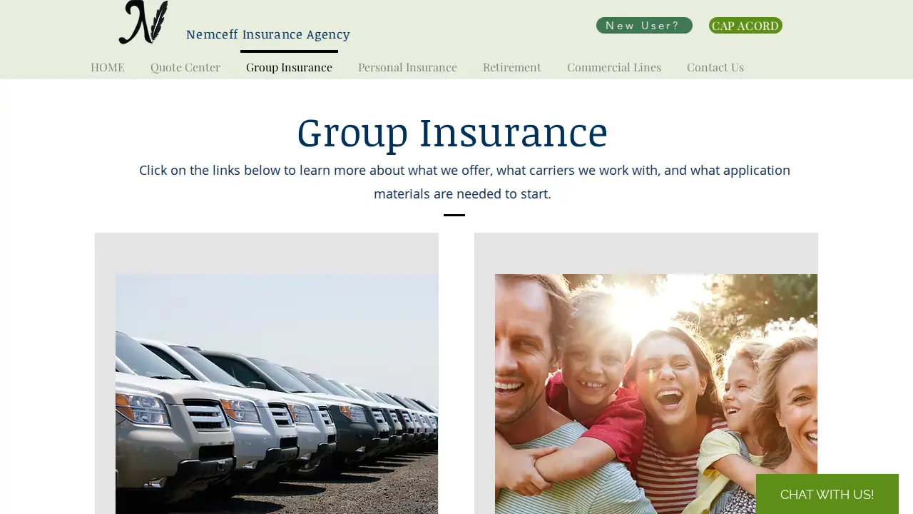 Nemceff Agency page