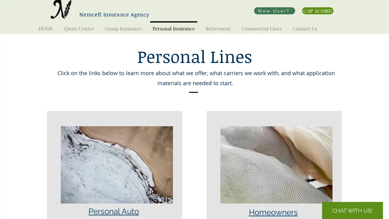Nemceff Agency page