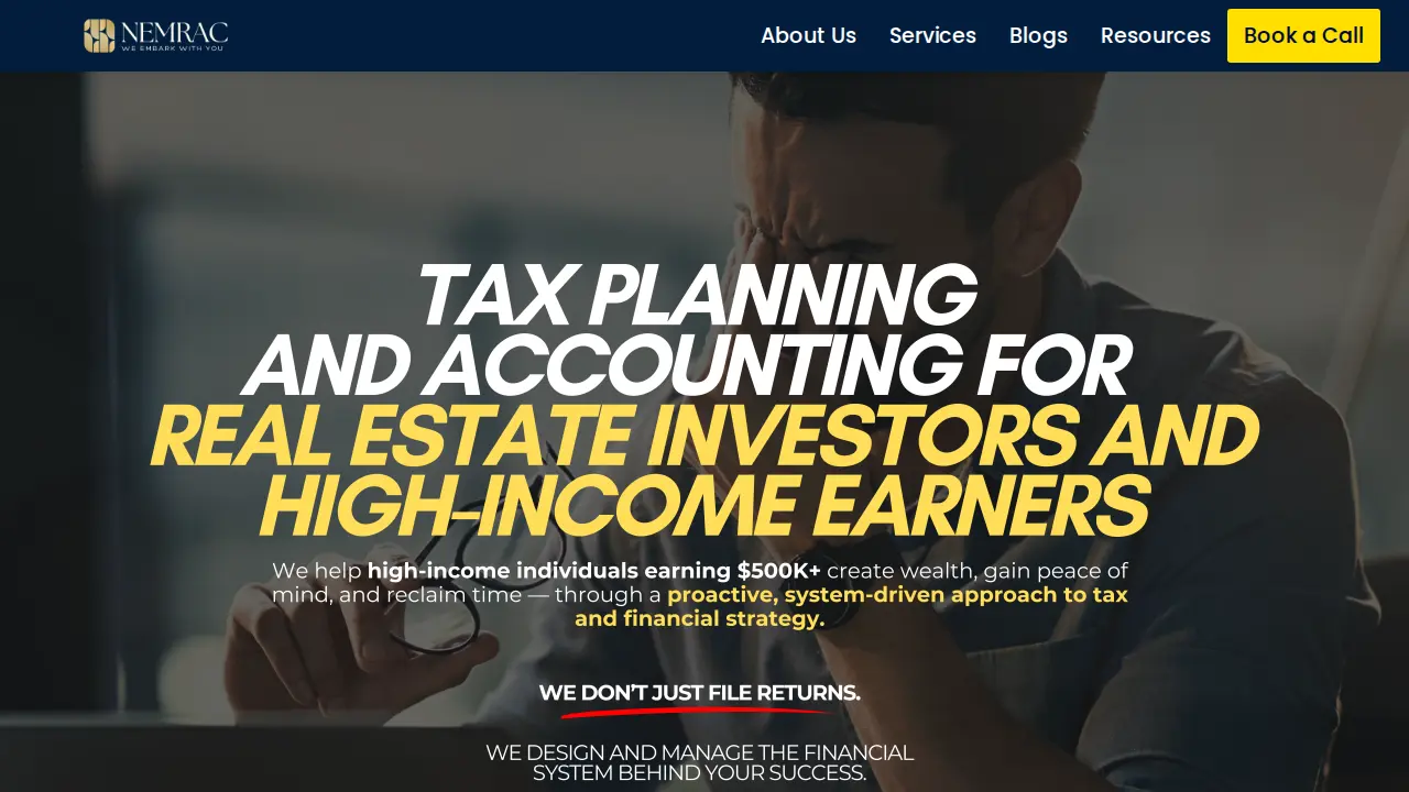 Nemrac CPA website