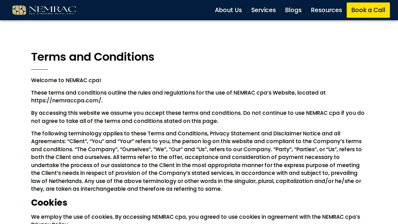 Nemrac CPA page
