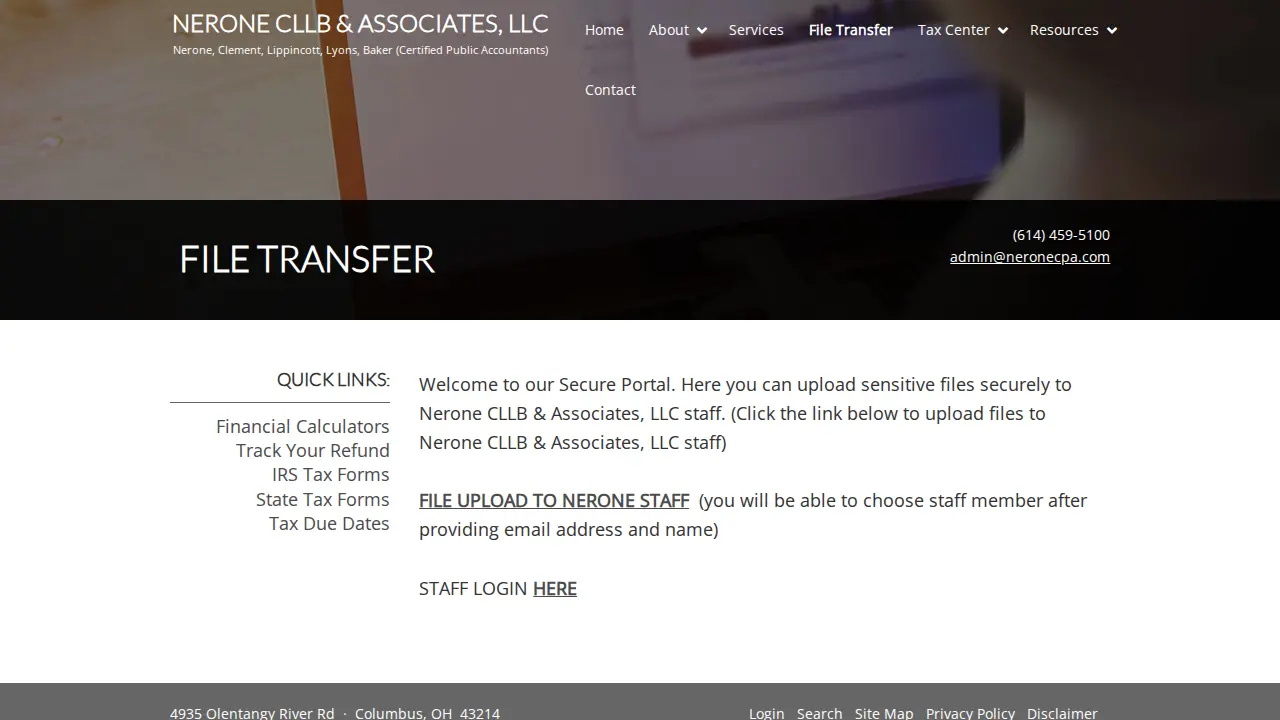 Nerone & Associates Inc page