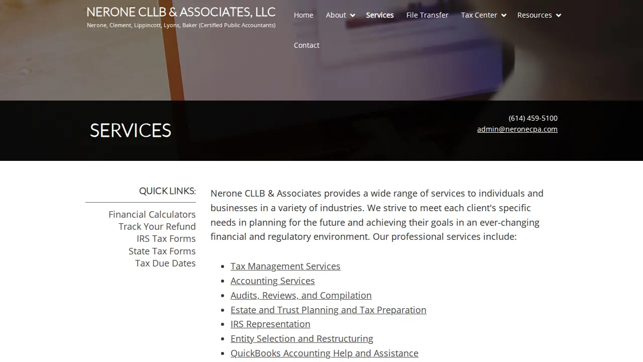 Nerone & Associates Inc page