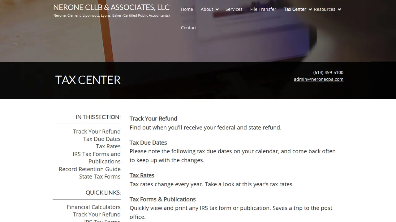 Nerone & Associates Inc page