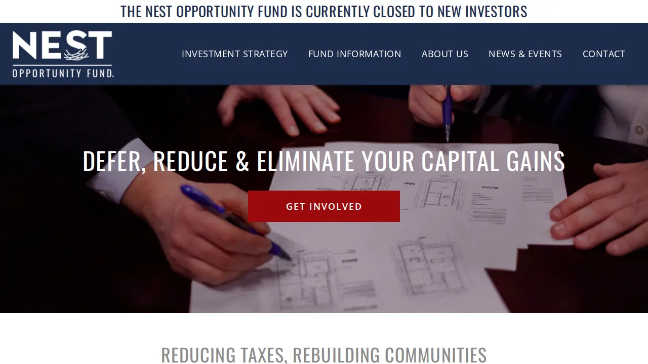 Nest Opportunity Fund, LLC website