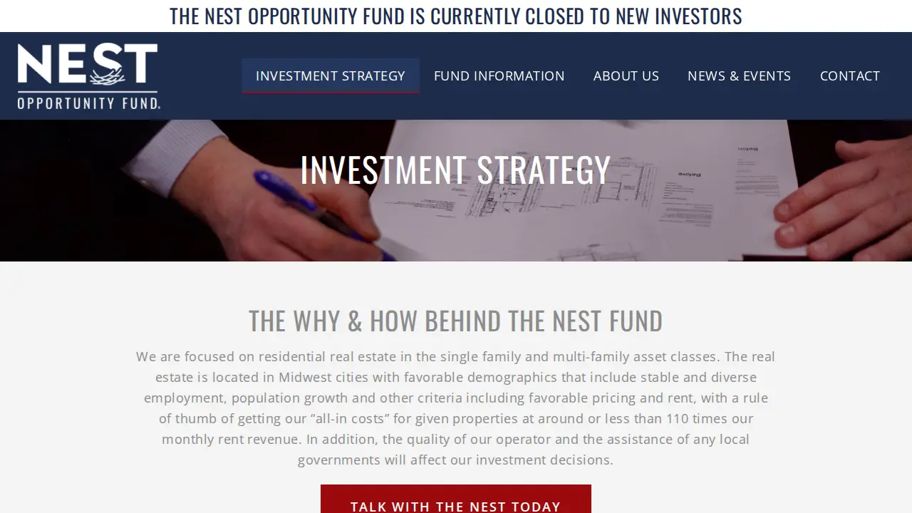 Nest Opportunity Fund, LLC page