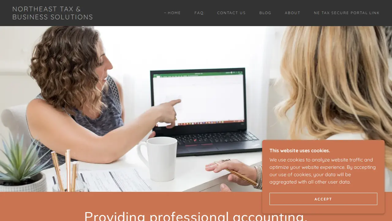 Northeast Tax & Business Solutions page