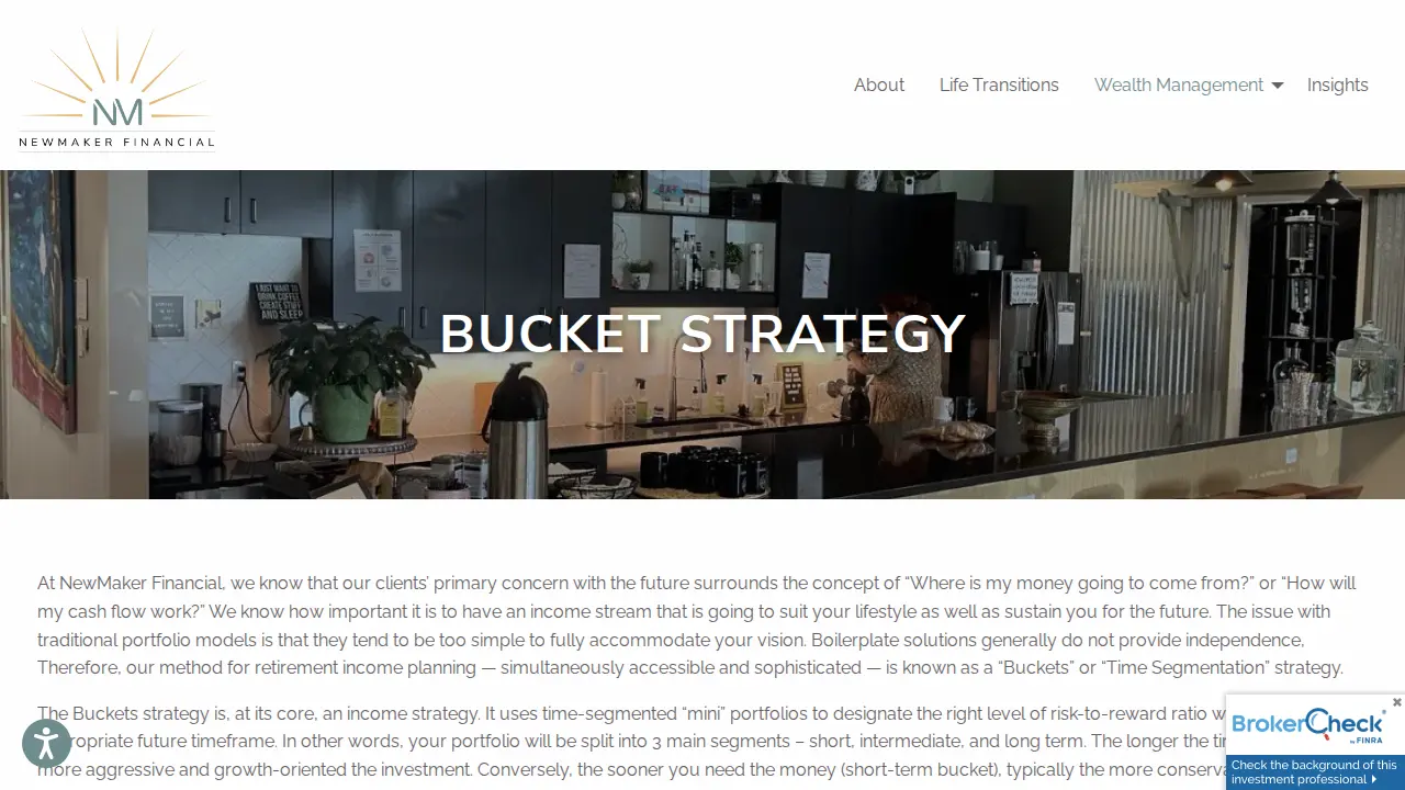 NewMaker Financial- Charlene Laney CFP®, CDFA™ page